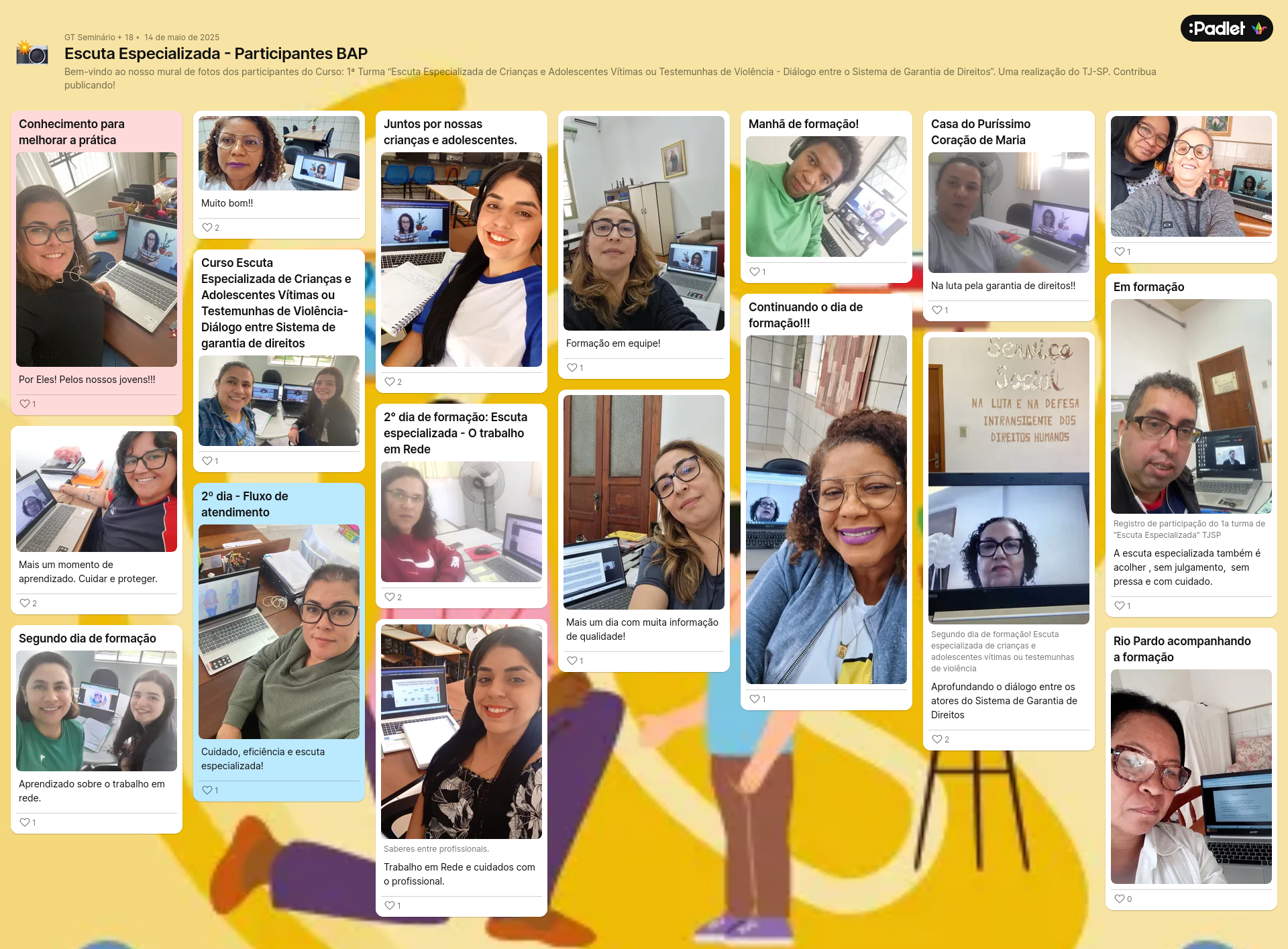 Ação Social da BAP participa de formação sobre escuta especializada e trabalho em rede