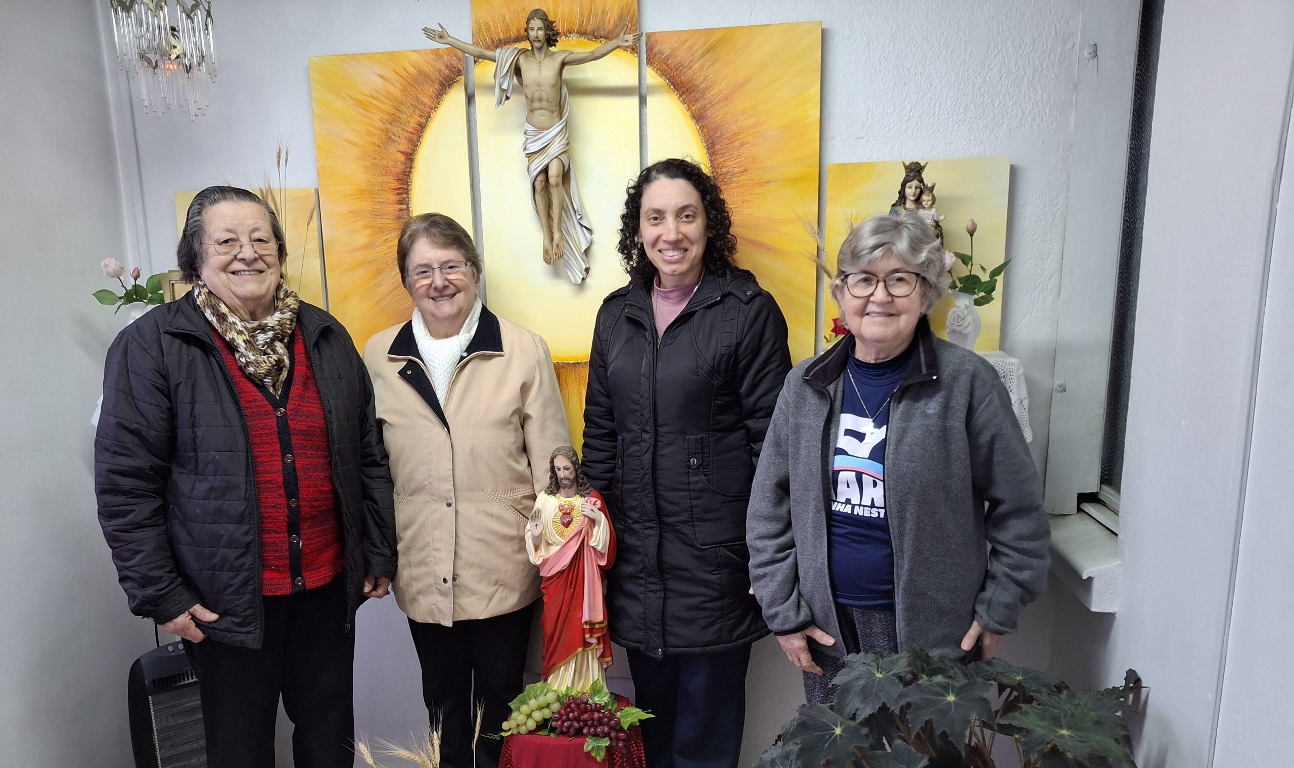 Comunidade FMA de Rio Pardo recebe visita de Irmã Alaíde Deretti