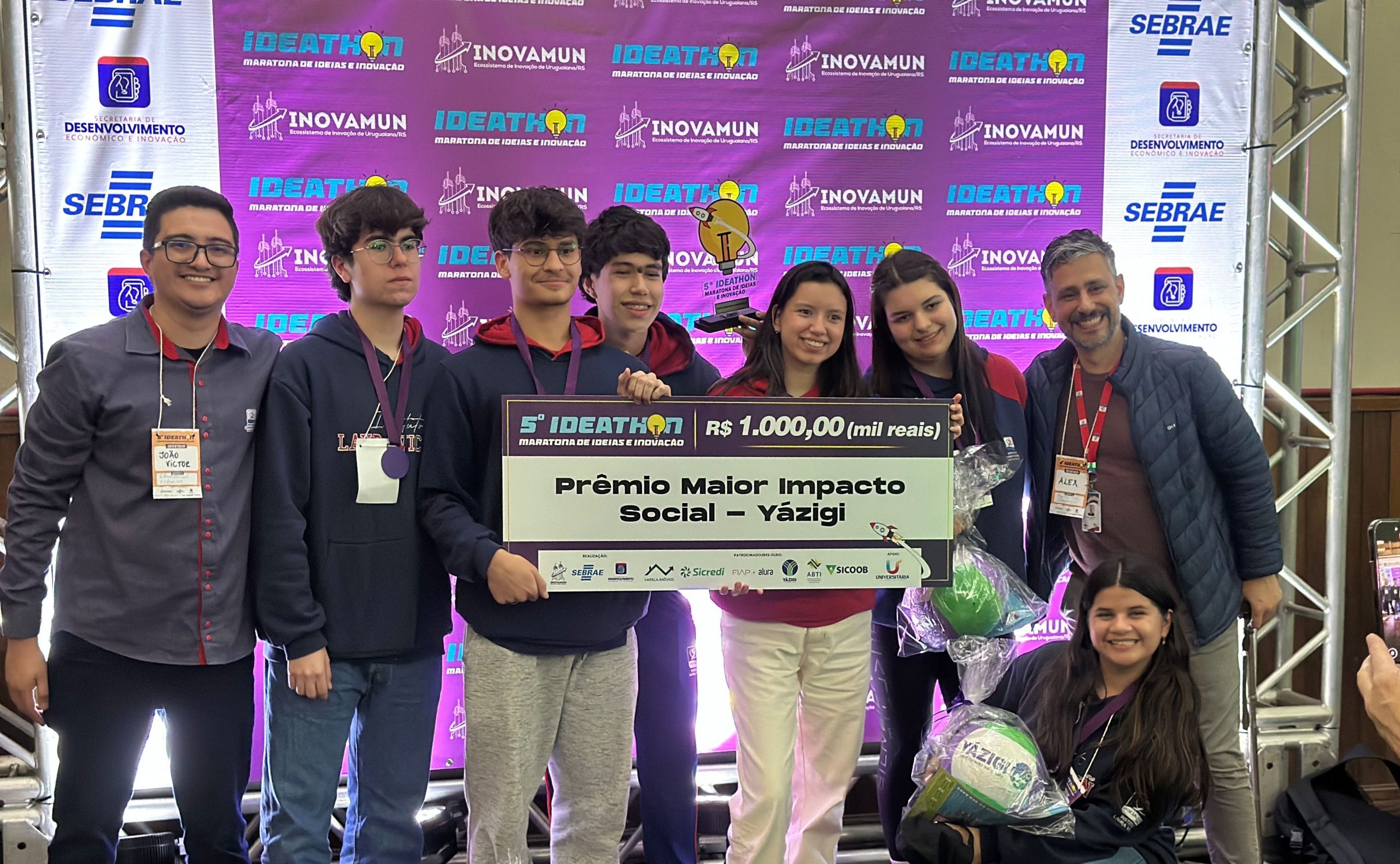 IdeAção do ILV conquista prêmio de maior impacto social no 5º Ideathon de Uruguaiana