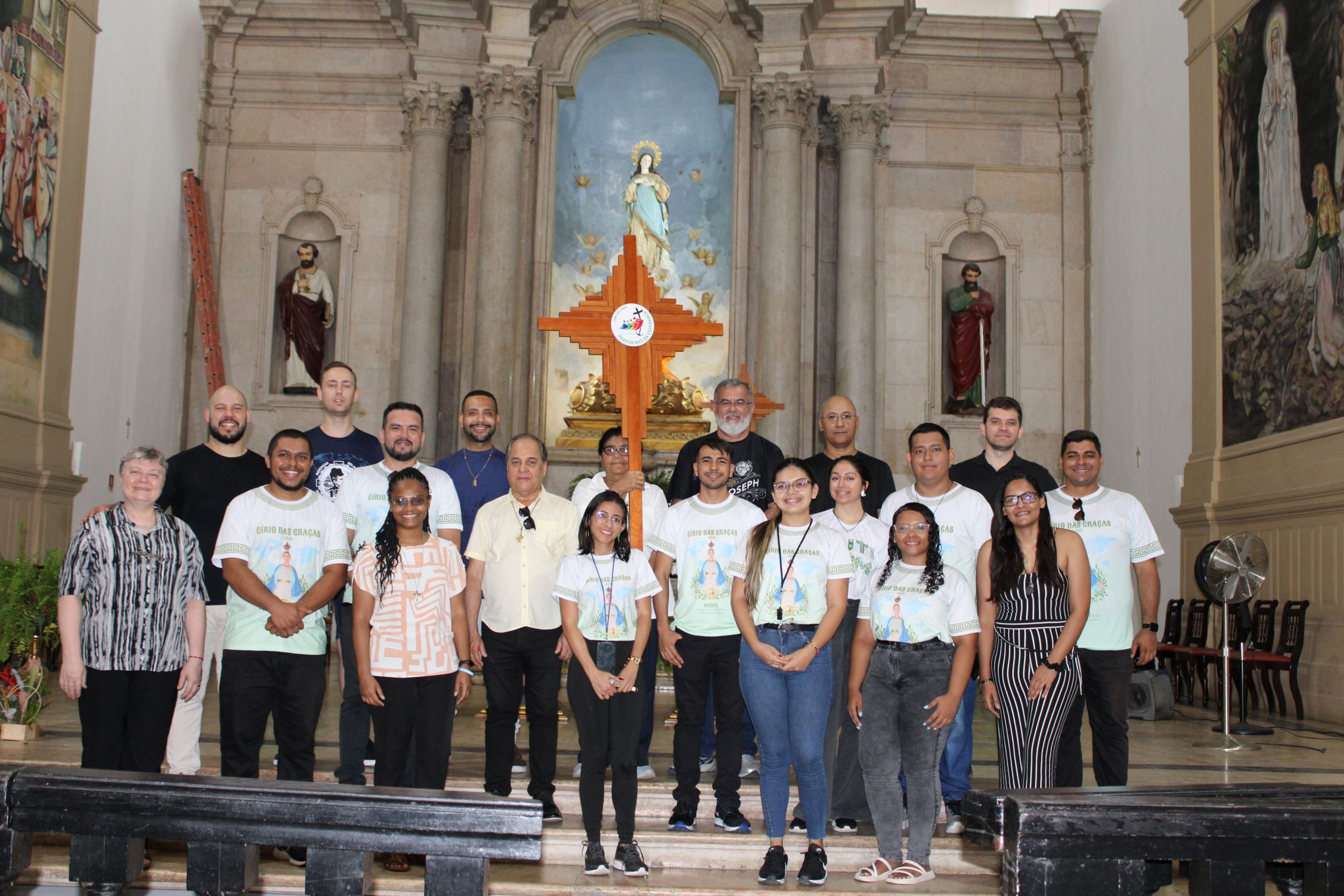 Comitê de Comunicação da RSB realiza peregrinação jubilar em Manaus