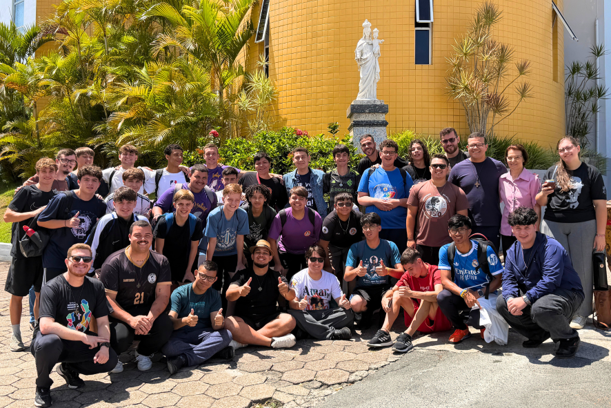 Colônia de Férias Vocacional promove visita de jovens vocacionados à Comunidade das Filhas de Maria Auxiliadora de Rio do Sul