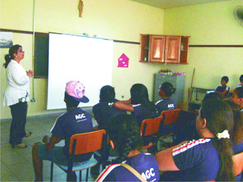 Casa Betânia, recebe Biomédica Maria Emília