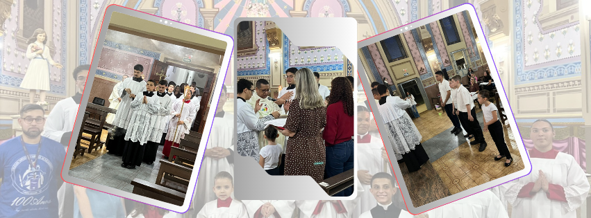 Colégio Auxiliadora realiza primeira Investidura de Servidores de Altar e Cerimoniários