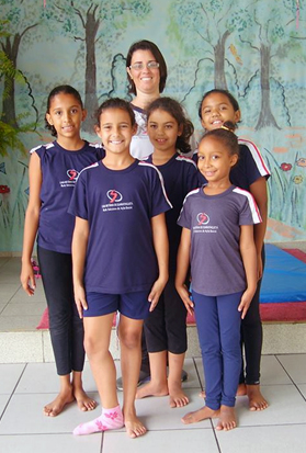Educandas da Casa Betânia participam da Competição de Ginástica Rítmica