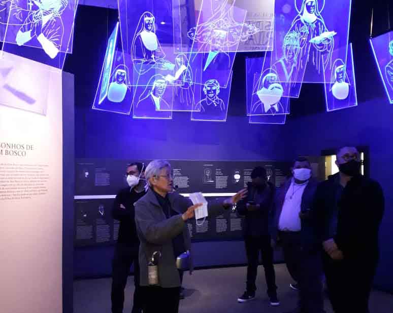 Salesianos realizam visita ao Memorial das FMA