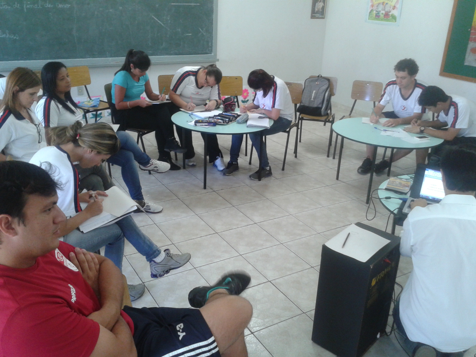 Reunião com os Educadores na Casa do Puríssimo Coração de Maria