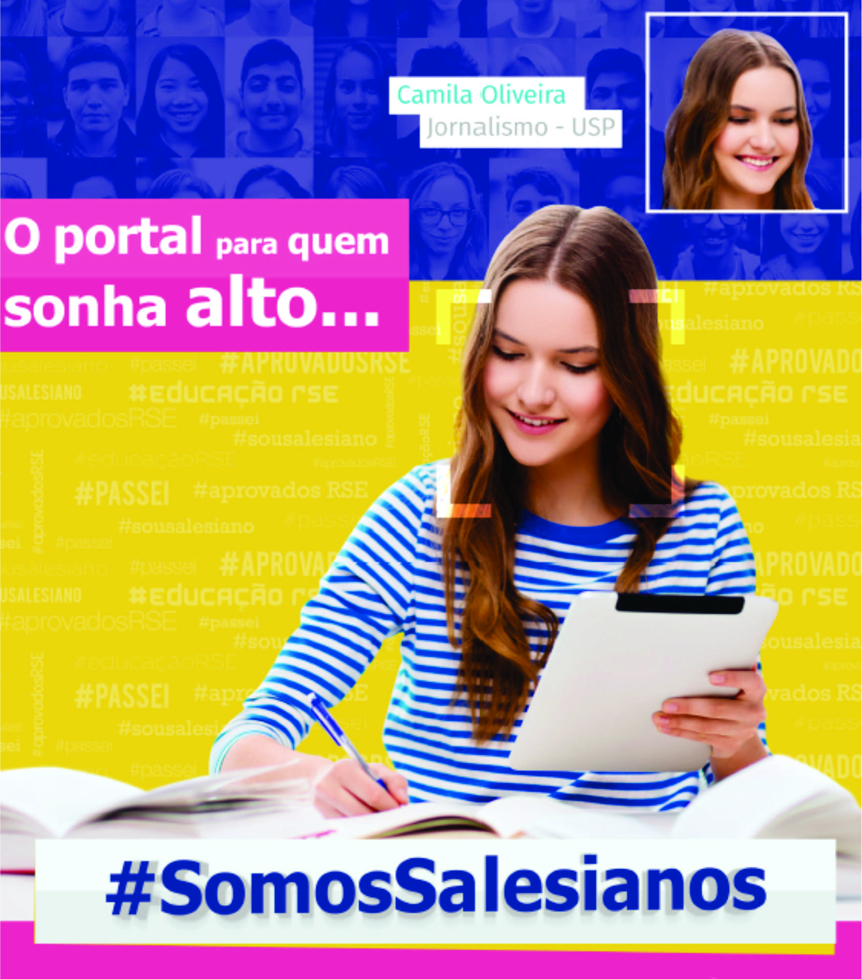 #SomosSalesianos: novo portal divulgará aprovados e dará dicas de estudos