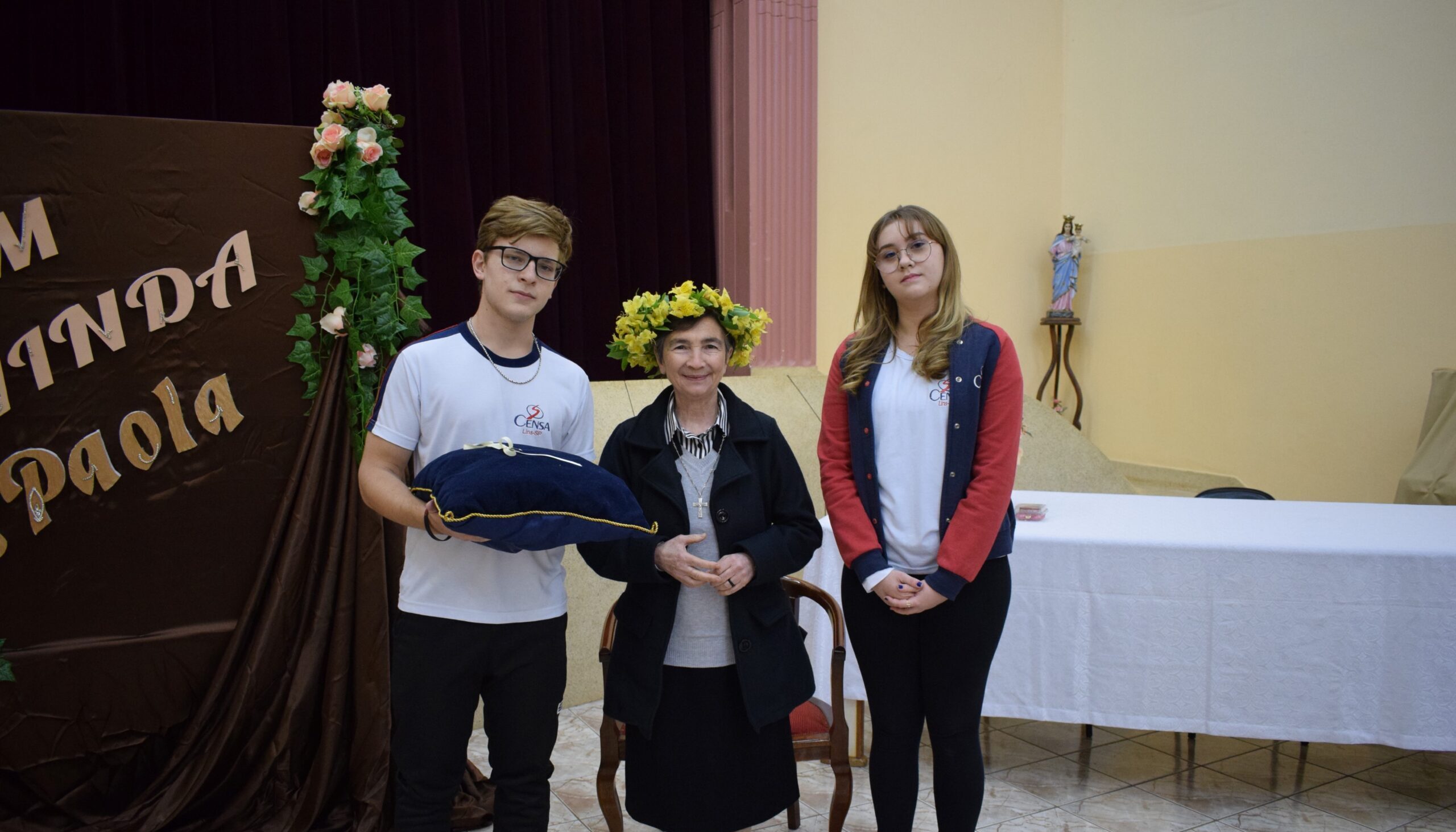 Conselheira Geral, Irmã Paola Battagliola, é recebida pela comunidade educativa do CENSA de Lins