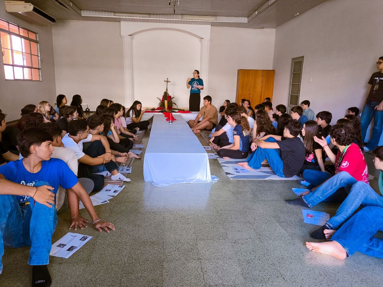 Páscoa Juvenil Salesiana 2026 proporciona experiência de fé e espiritualidade aos jovens do Colégio Auxiliadora